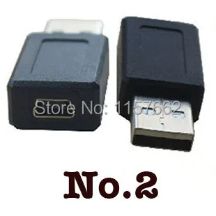 50 шт./лот USB 2,0 Тип мужчин Mini 5pin USB Тип B 5pin женский разъем адаптера convertorc