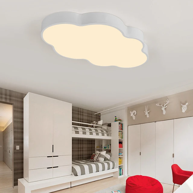 Plafonnier LED en Forme de Nuage au Design Moderne, Luminaire Décoratif  d'Nik, Idéal pour un Salon ou une Maternelle - AliExpress