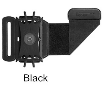 SZYSGSD спортивный чехол на руку для iPhone X XS XR 8 7 8 Plus, 7 Plus, наручные часы для бега Спортивная нарукавная Повязка-переноска для 4-6 дюймов, устройство для мобильного телефона - Цвет: Black