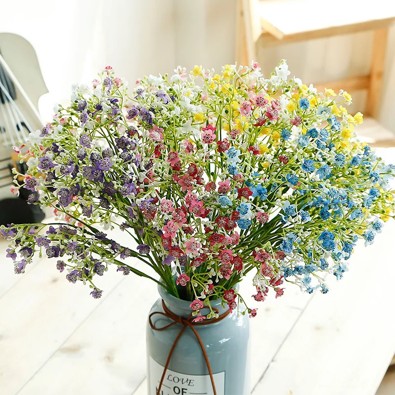 

Klonca Romantic Silk Flower 50cm 1pc Fake Flower Gypsophila Artificial Flower Home Wedding Flower Bridal Bouquet