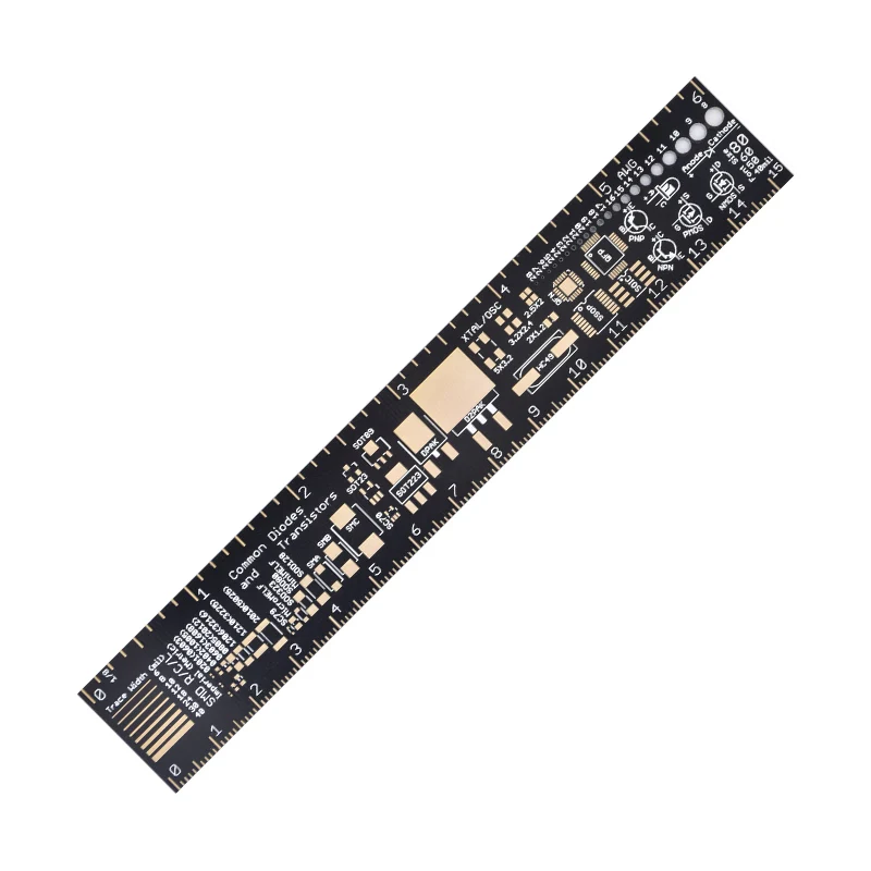 

PCB Ruler 15cm For Electronic Engineers For Geeks Makers For Arduino Fans PCB Reference Ruler PCB