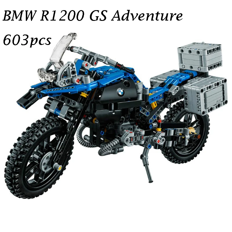 

3369 Technic Series The Off-road Motorcycles R1200 GS Model Building Blocks Bricks Educational Toys Compatible with lego 42063