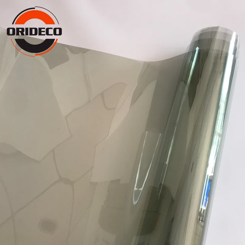 50CM Width Grey Car Window Film Insulation Solar Tint Stickers UV Reflective VLT 70% Solar Protection Film For Car Home Window