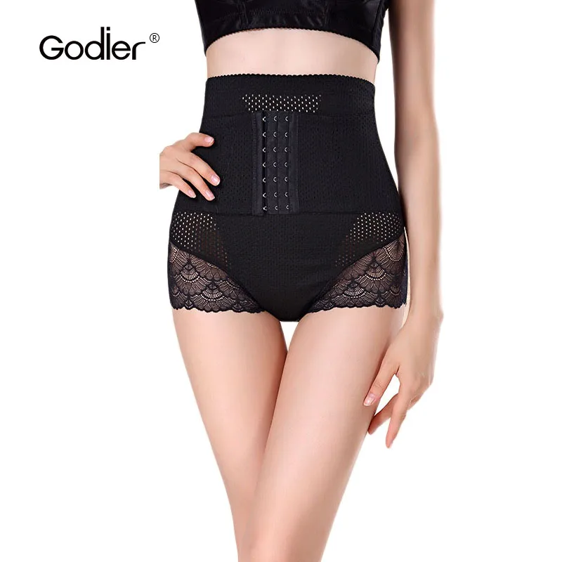 Godier Hot body Shaper Postpartum Control Panties Strap Waist Trainer