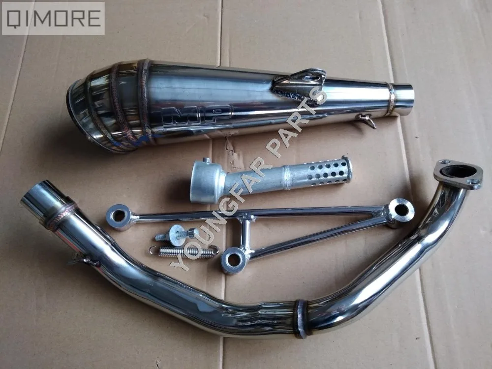 Performans Egzoz Borusu Egzoz Sistemi Susturucu Mp Boynuz Tipi 4 Zamanli Scooter Moped Gy6 125 Gy6 150 Icin 152qmi 157qmj Performance Exhaust Pipes Muffler Mufflergy6 150 Aliexpress
