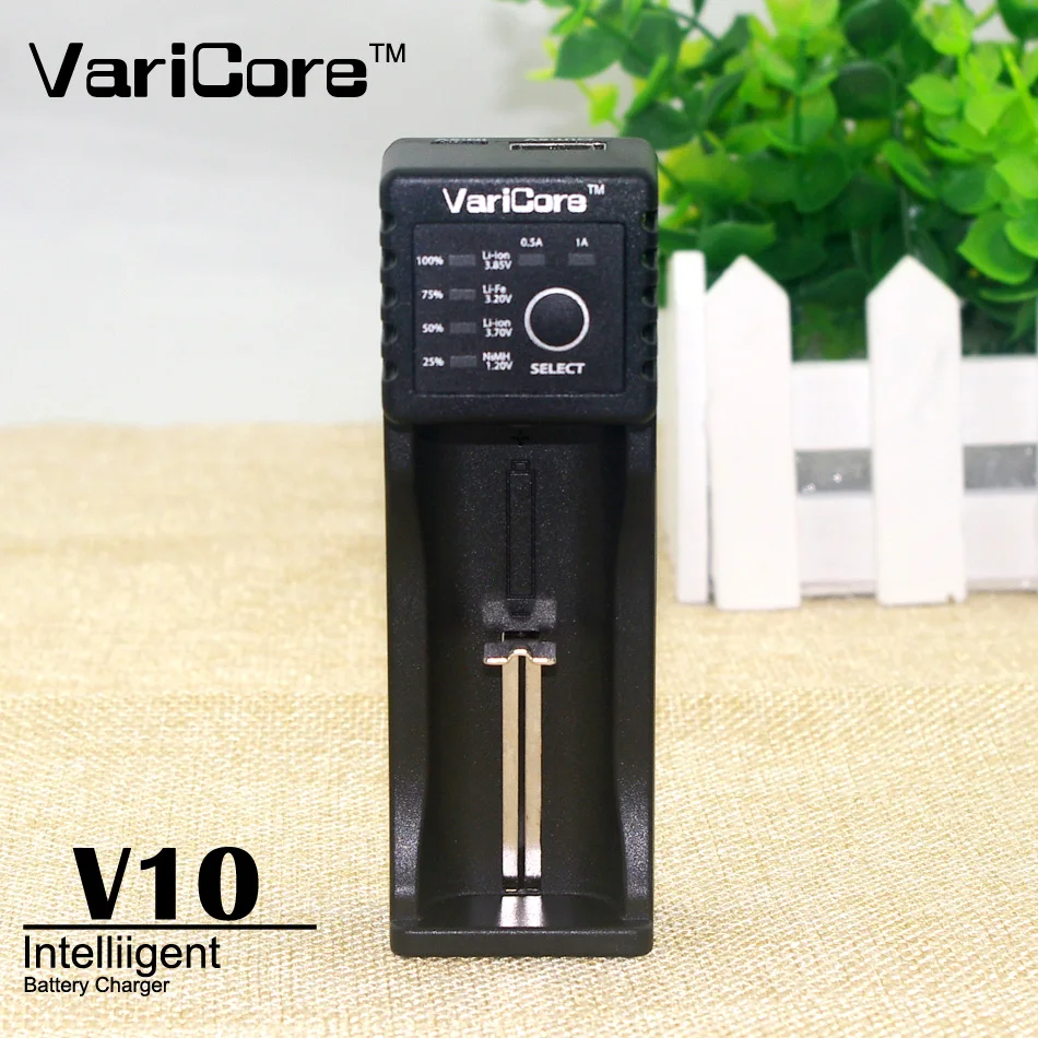 Зарядное устройство VariCore V10 AA AAA SC/S 18650 26650 18350 16340,14500, 10440 26500 литий-железо 3,2 V 1,2 V 3,7 V NiMH e-cigaret