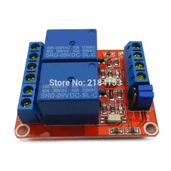 

WeiKedz 10pcs/ lot 5V 2-Channel H/L Trigger Optocoupler Relay Module
