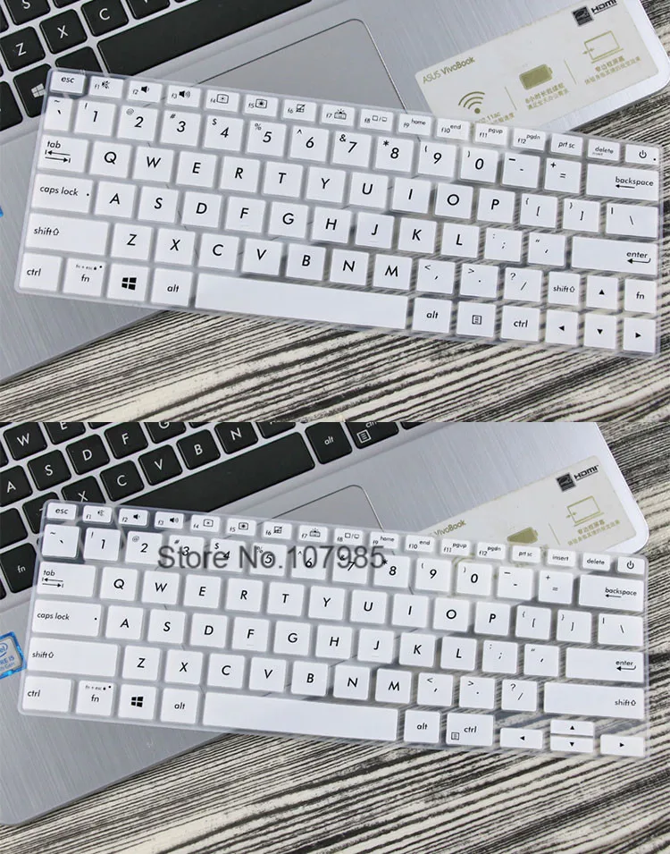 Защитный чехол для клавиатуры ноутбука Asus ZenBook 13 UX333 UX333FA UX333FN U3300 FA FN / 14 UX433 UX433FN