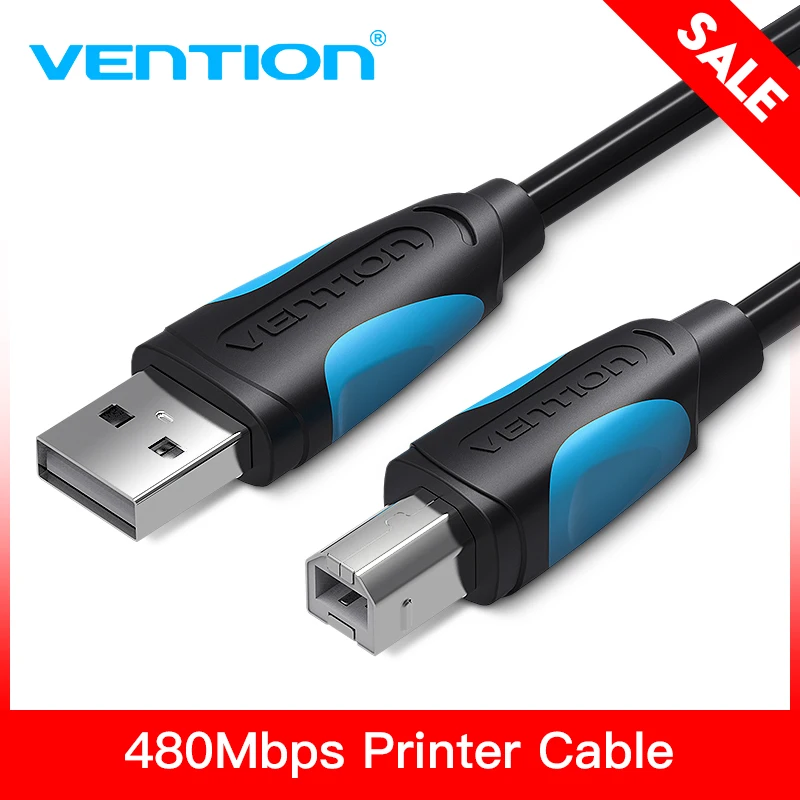 Vention Usb 2.0 Printer Cable Type A To B Male To Male Print Cable Sync Data Charging Cord 1m 1.5m 2m 3m For Camera Epson Hp Usb - Data Cables - AliExpress