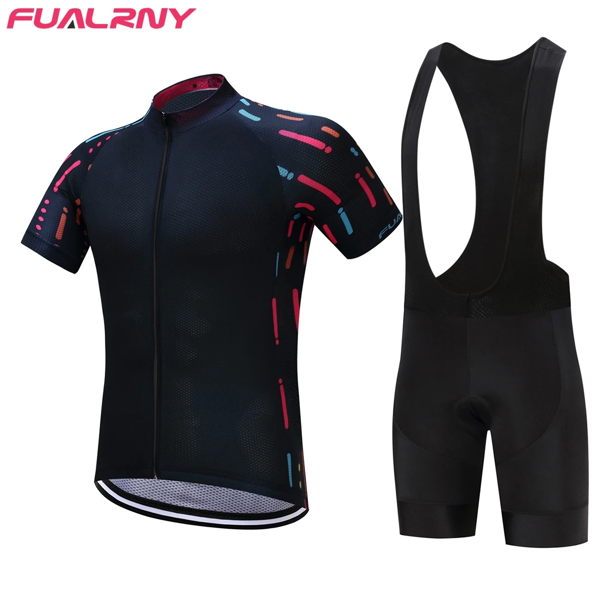FUALRNY Lucius Breathable Cycling Jersey Set Summer MTB Bicycle