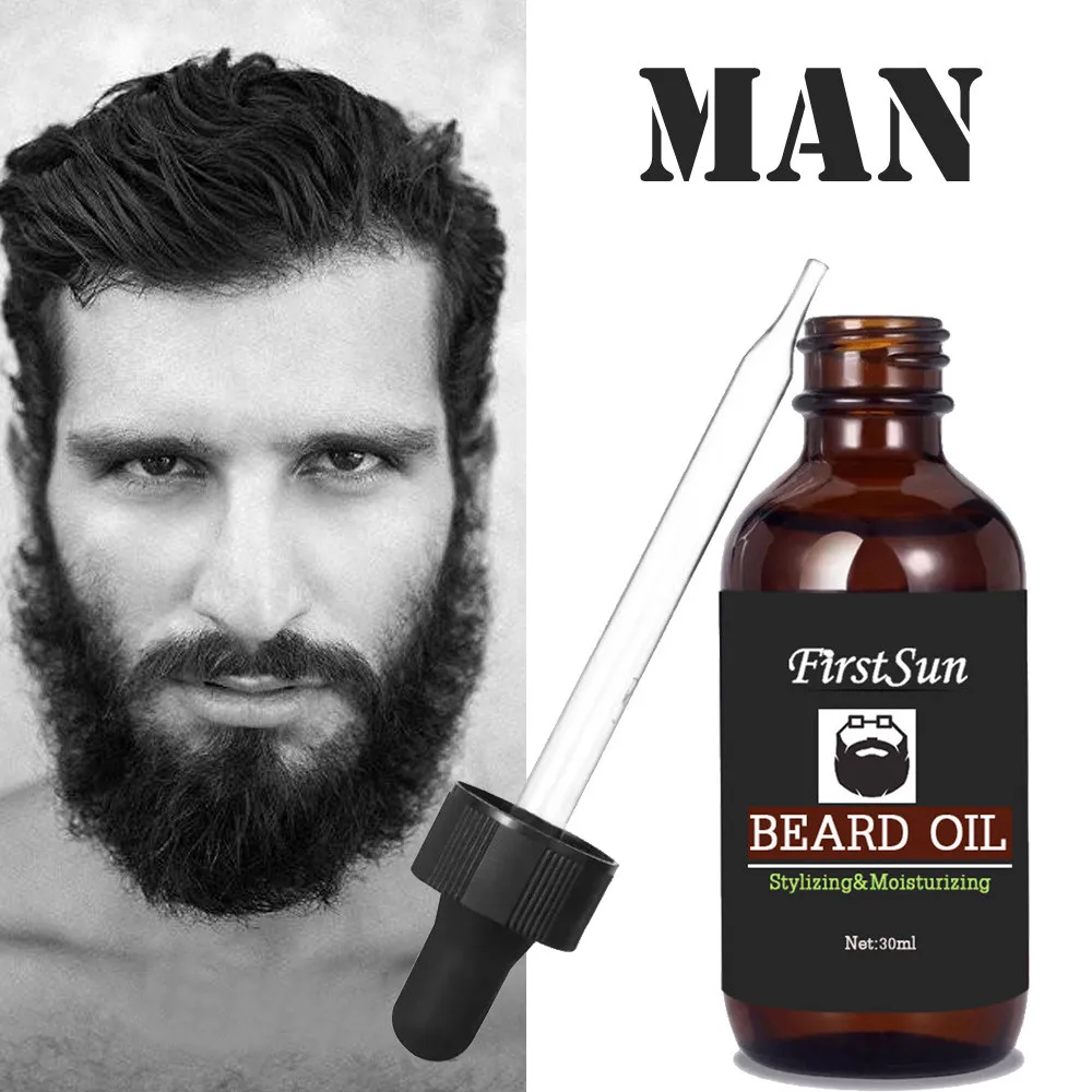 

New 30ML Hair Beard Oil Growth Essence Nourishing Fluid Natural Flavor Thicker Mustache Fast Grow Eyebrow Essence for Men Male