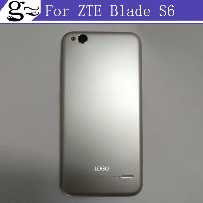 

For ZTE blade s6 battery case replacement back cover with button rear door funda capa para for ZTE blade s6