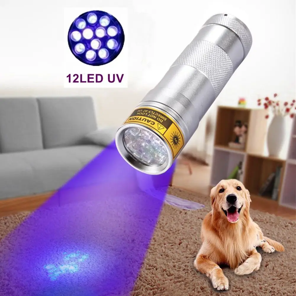 12UV Silver AloneFire Высокое качество 21 Светодиодный УФ-светильник 395-400nm светодиодный светильник-вспышка клей деньги безопасность для путешествий УФ-лампа обнаружения AAA сухой элемент - Испускаемый цвет: 12UV Silver