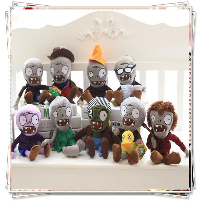 2pcs Plants vs Zombies Plush Toys 30cm PVZ Gargantuar Hats Pirate Duck Zombie Stuffed Doll Soft Toy Gifts for Kids | Игрушки и хобби