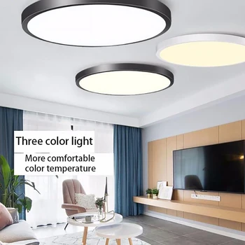 

50W Modern LED Ceiling Lights Waterproof Ultra-Thin Flush Mount Ceiling Hallway For Bathroom Living Room Bedroom Light