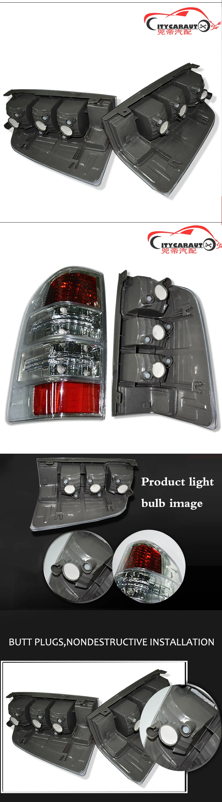 Автомобильный Стайлинг задний фонарь задний светодиодный фонарь жгут для ford Ranger пикап 2008-11 taillamp автозапчасти