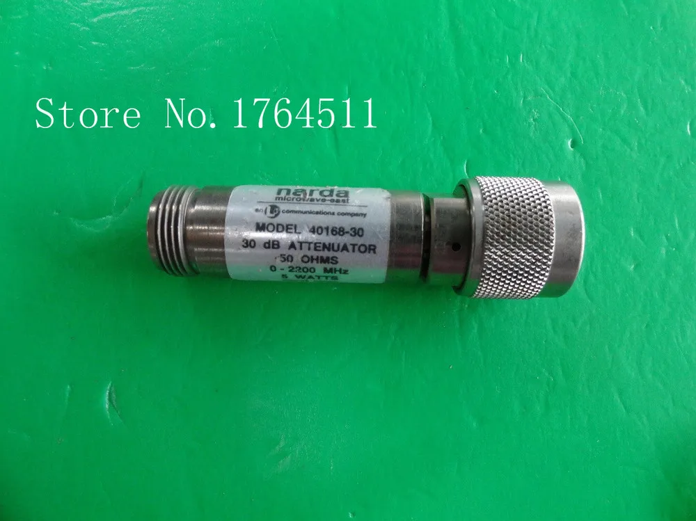 

[BELLA] NARDA 40168-30 DC-2.2GHz 30dB 5W N coaxial fixed attenuator