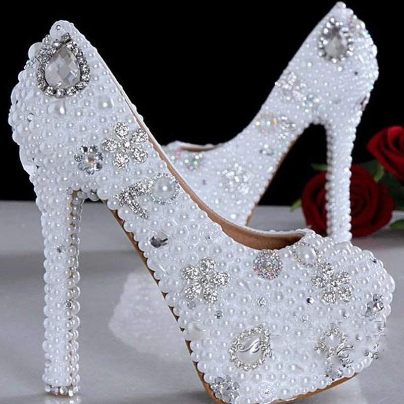 

Celebration Party Pumps Beautiful 3 Inches Bridal High Heels Shoes Wedding Bridesmaid Shoes Rhinestone Party Shoes Evening Shoes