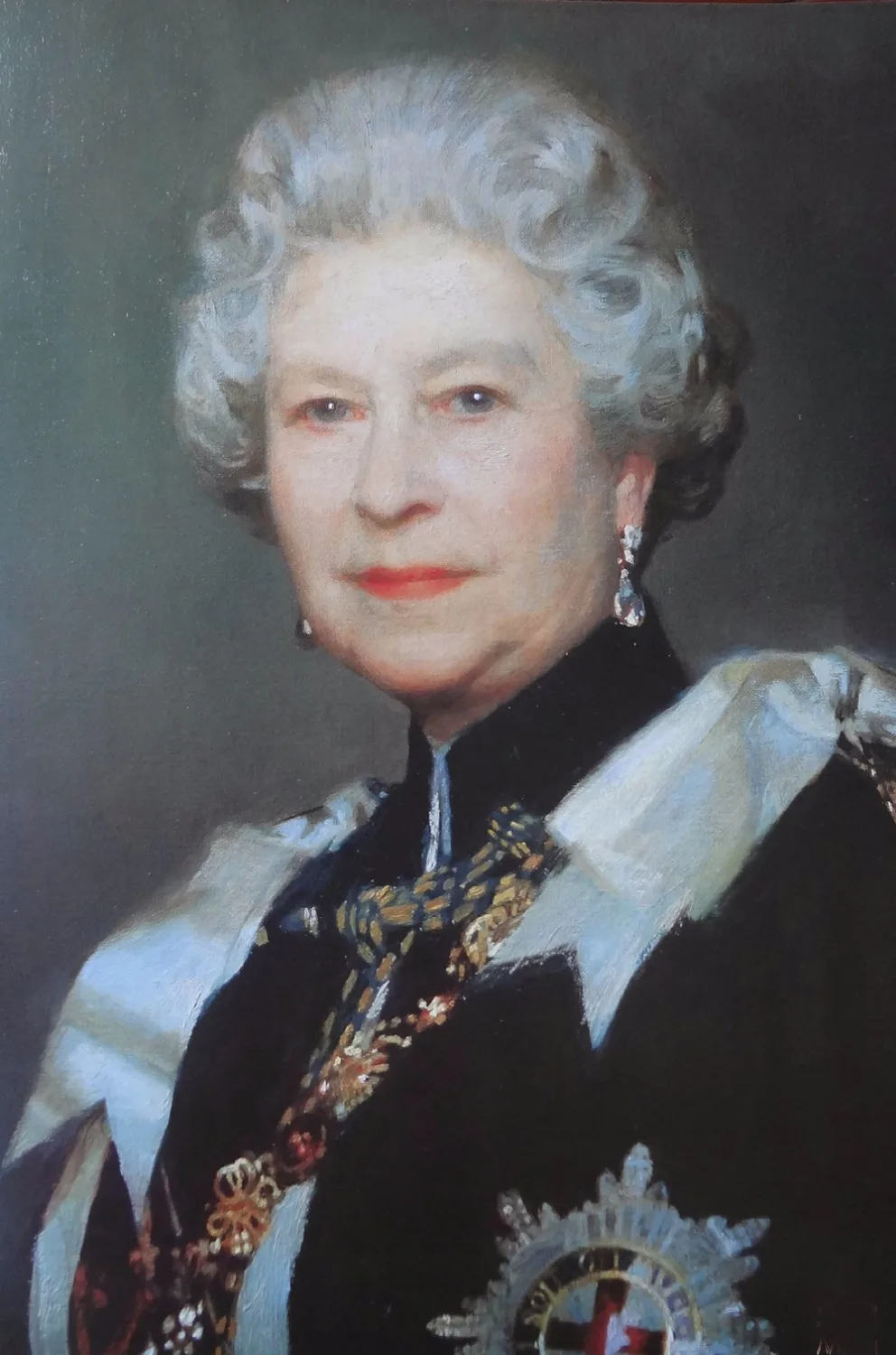 good quality Queen Elizabeth II 2017 TOP best PRINT ART oil painting