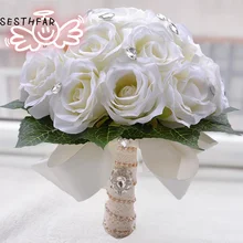 Свадебный букет невесты, держащий цветы невесты, цветы невесты, свадебные букеты, быстрая