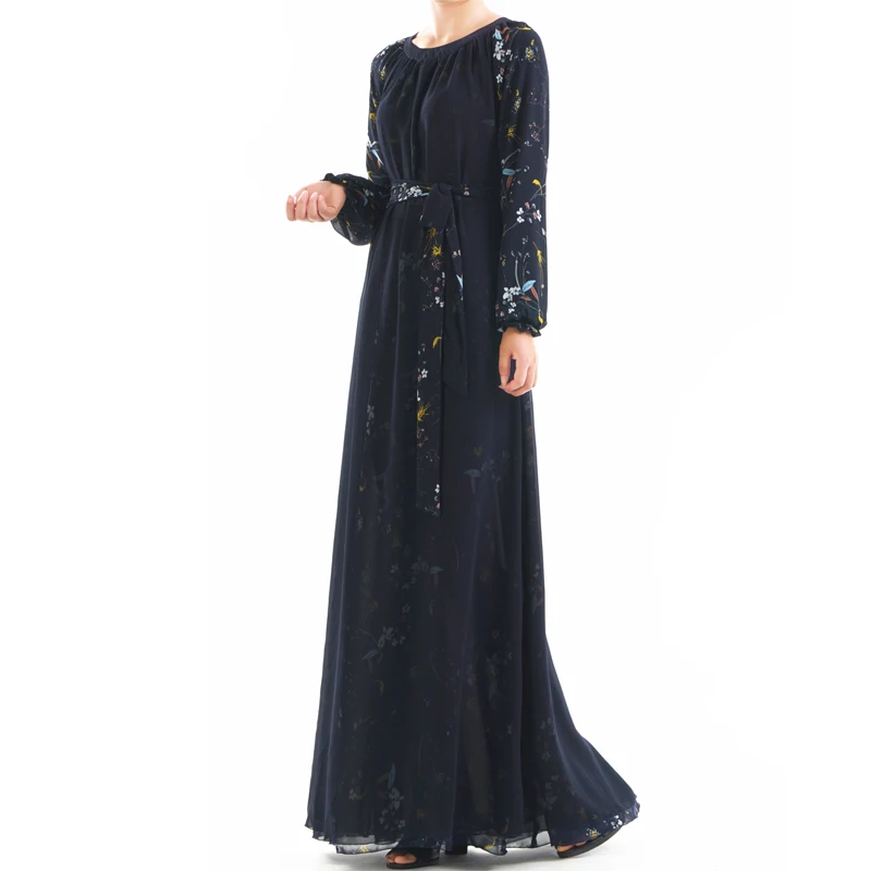 Женское двустороннее платье женское мусульманское Caftan Marocain Vestidos Ki|Мусульманская