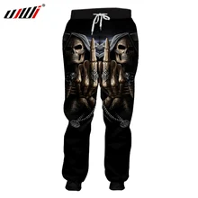 UJWI, мужские повседневные тренировочные штаны, модный принт, Каратель, Череп, 3d, спортивные штаны, штаны-шаровары, Homme, для тренировок, упражнений, полная длина, для бега