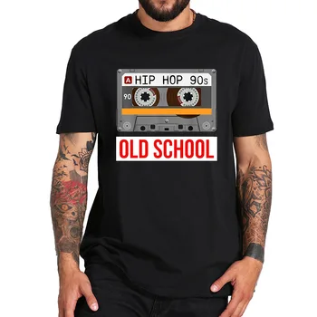 

EU Size 100% Cotton T Shirt Hip Hop 90s Artists Casset Old School Rap Tshirts Hipster Breathable Crew Neck Camiseta Tops