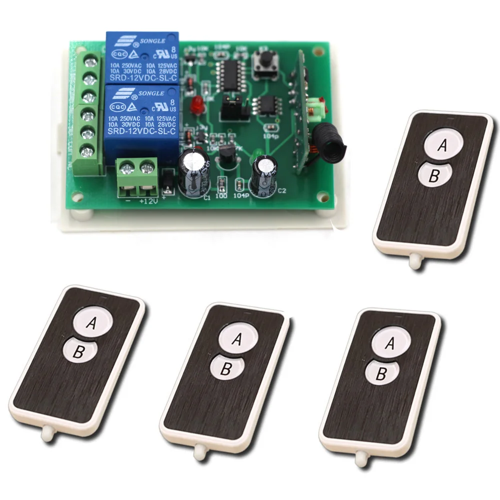 Inexpensive Dc12v 24v 2ch Rf Wireless Remote Control Switch