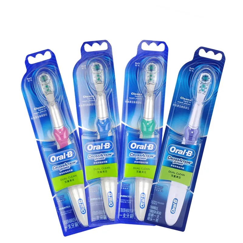 Oral B Cross Action Electric Toothbrush Teeth Whitening Tooth Brush Electric Brush Non-Rechargeable Battery Powered Oral B Cross Action Electric Toothbrush Teeth Whitening Tooth Brush Electric Brush Non-Rechargeable Battery Powered