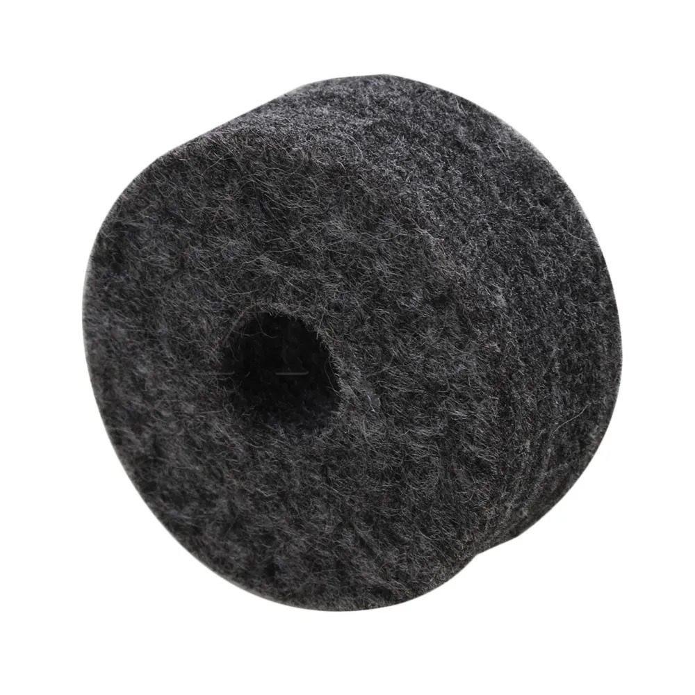 Yibuy 3,5 см диаметр черные круглые мягкие войлочные шайбы Cymbal стойка-держатель барабанного ворса с 1,5 см толщина упаковки 100