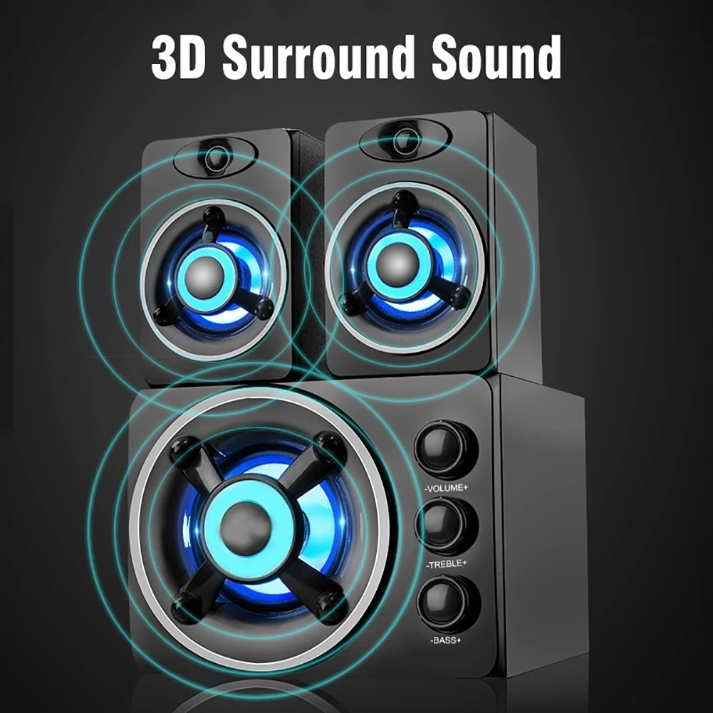 Universal Wooden Bass Sound Phone Computer Audio Player Bluetooth Mini Speaker Good quality