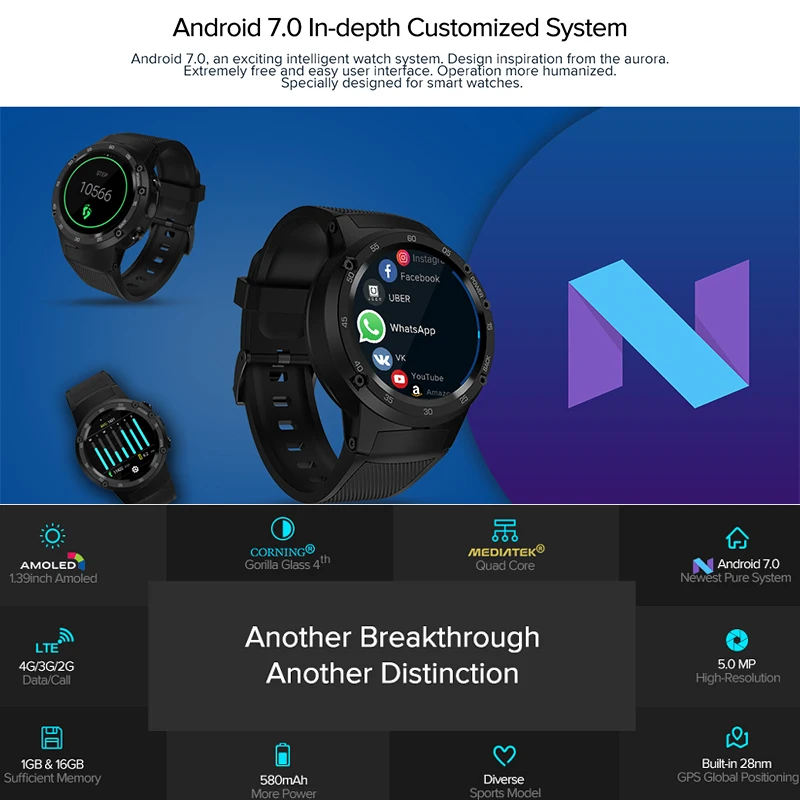 Fashion men smart watch Zeblaze Thor 4 smart wristwatch heart rate monitor GPS 5.0 MP camera watch Android IOS smartwatch sports Fashion men smart watch Zeblaze Thor 4 smart wristwatch heart rate monitor GPS 5.0 MP camera watch Android IOS smartwatch sports