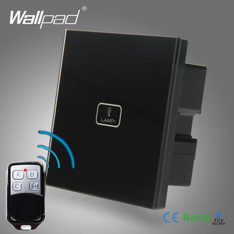 2018 горячий безопасный пульт дистанционного управления Wallpad черный Temepred