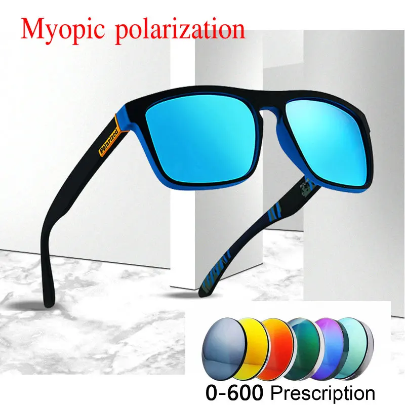 

MINCL/ 2019 NEW men women polarized sunglasses Custom Made Myopia Minus Prescription Lens -1 .0 to -4.0 Prescription Glasses NX