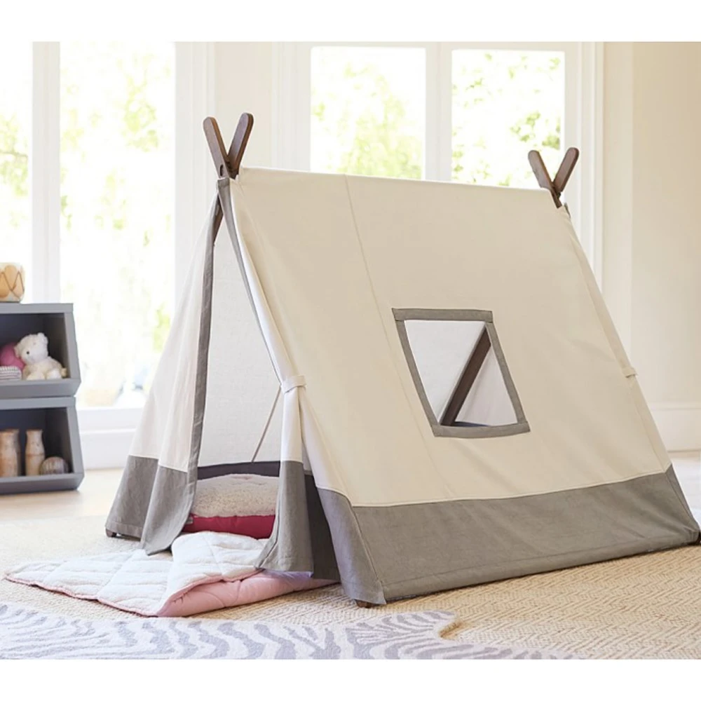 grey play tent