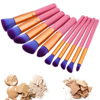 

2017 Superior Professional Cosmetic Make up Brush Set Woman's Toiletry Kit Soft Beauty Makeup Brushes Blush Brush borstels