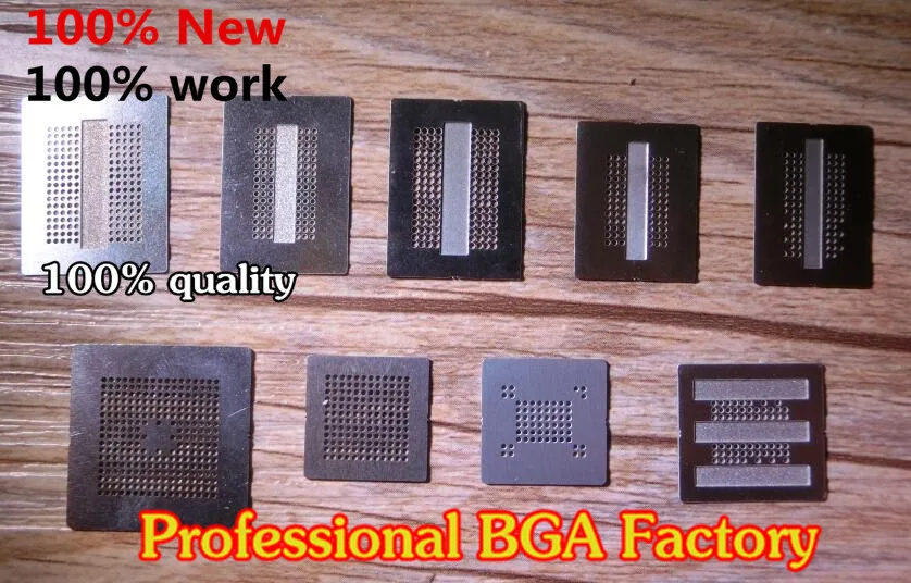 

9pcs Memory Directly Heat BGA Reballing Stencils For DDR1 DDR2 DDR3 DDR5