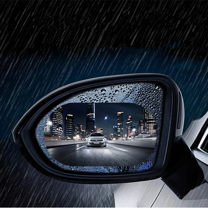 2 шт. автомобиля зеркало заднего вида дождестойкий Защитная пленка для автостайлинга для Защитные чехлы для сидений, сшитые специально для Toyota corolla rav4 температурный сенсор для Toyota corolla Yaris Prius аксессуары Hilux Стикеры