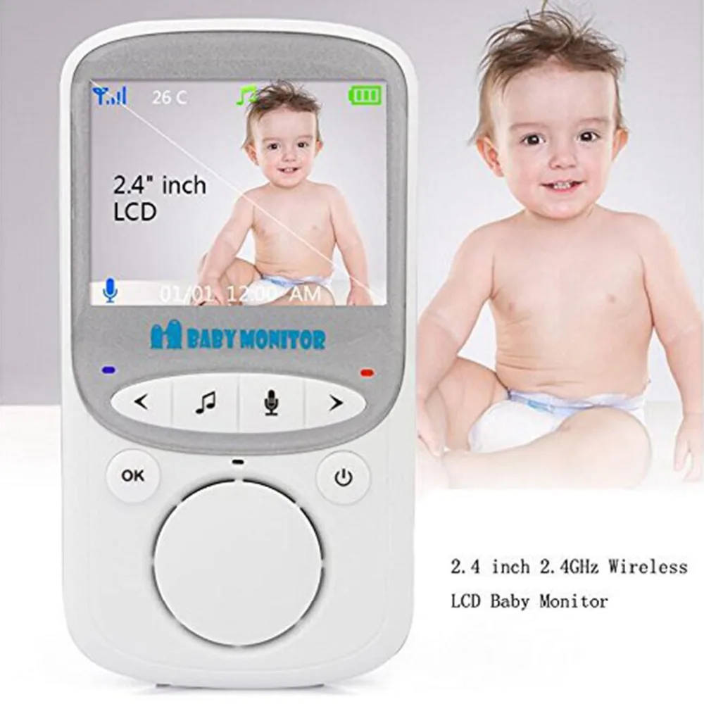  OWGYML Wireless Digital video baby monitor camera LCD Display VB605 two way talk back Surveillance 