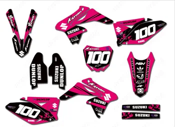 

GRAPHICS DECALS STICKERS FULL KIT FOR SUZUKI RMZ250 2010-2018