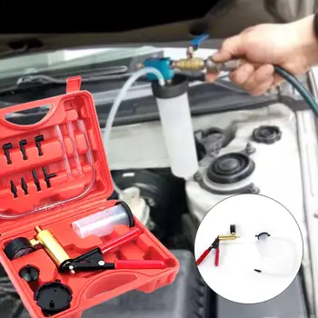 

2-in-1 Brake Bleeder And Vacuum Test Tuner Kit For Brake Oil Replacement Tool Manual Brake Oil Machine Car Accessories