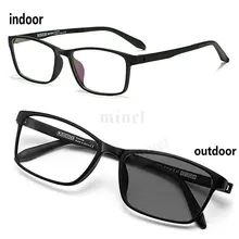 Дизайн фотохромные очки для чтения мужские очки при дальнозоркости солнцезащитные очки обесцвечивание с диоптриями с коробкой FML