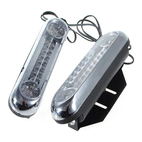

2X 28 LED DRL Daytime Running Light Car Fog Day Driving White Lamp 12V
