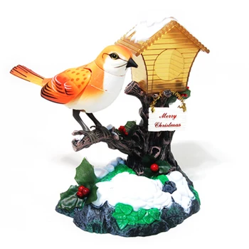 

batteries operated toy about 15x13 cm Electric voice control bird,music sing, dancing, flashing.birthday gift a2067