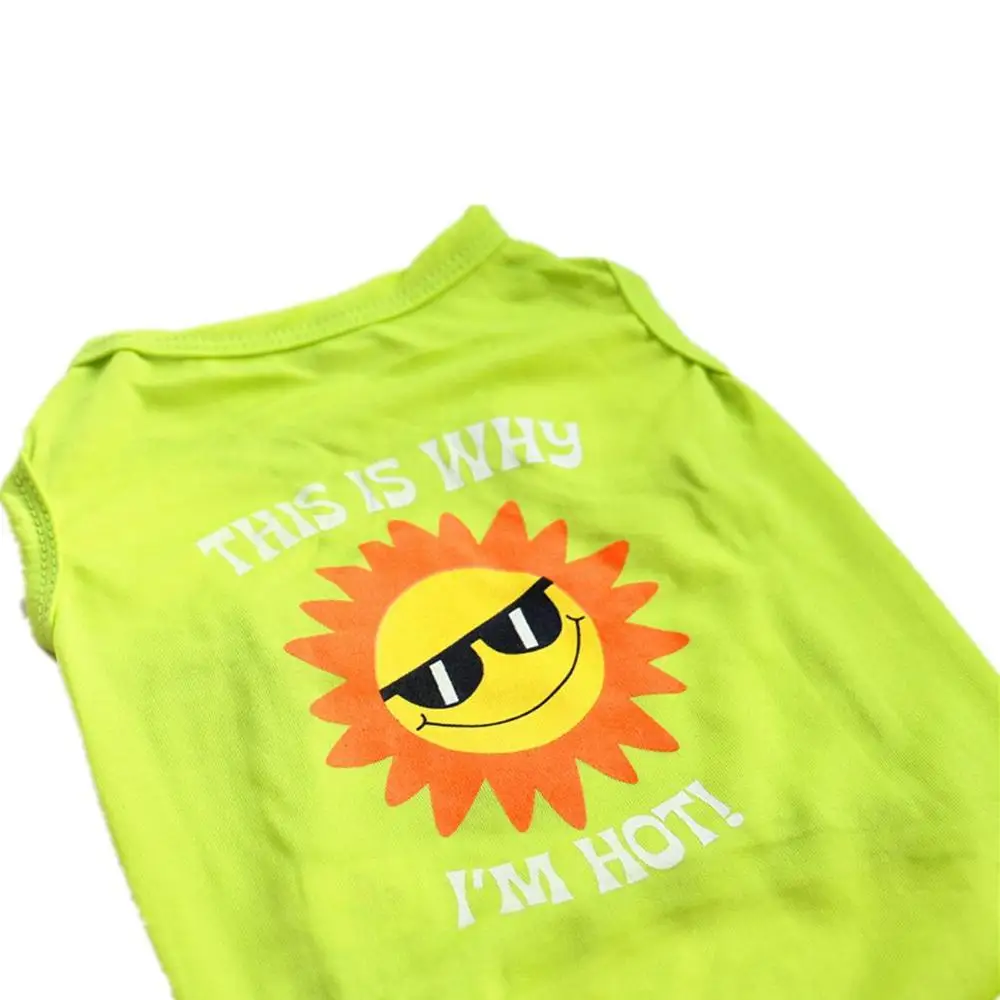 2019 New Spring Summer Pet Vest Cheapest Dog Clothes Shirts Small Dog Cat 100% Brand New T-shirt Cartoon Dogs Clothing