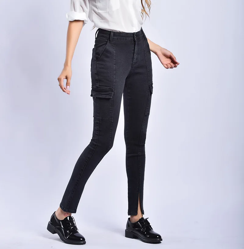 cargo skinny jeans womens