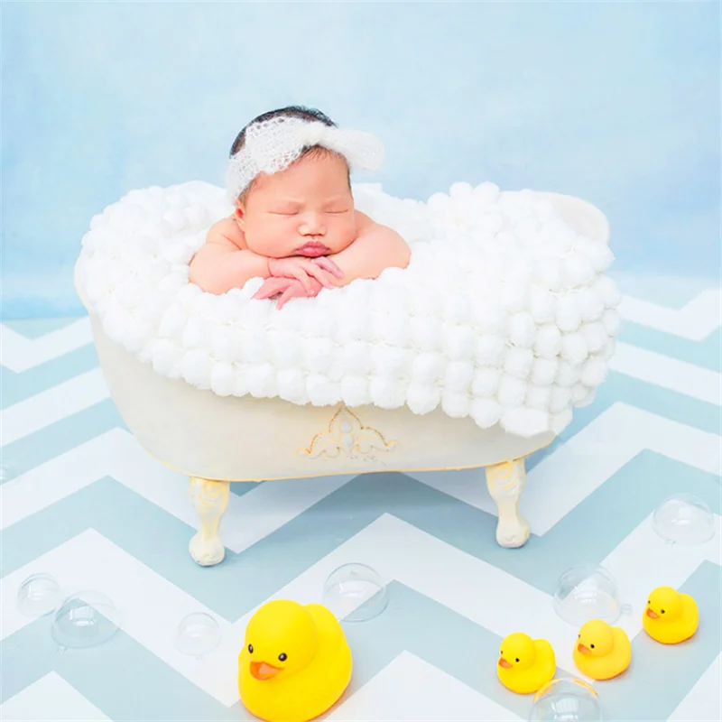 Banheira do Bebê Cesta de Banho com Duche Recém nascido Fotografia Props Infantil Foto Tiro Adereços Sofá Posando Acessórios 13 Banheira do bebê recém nascido fotografia adereços