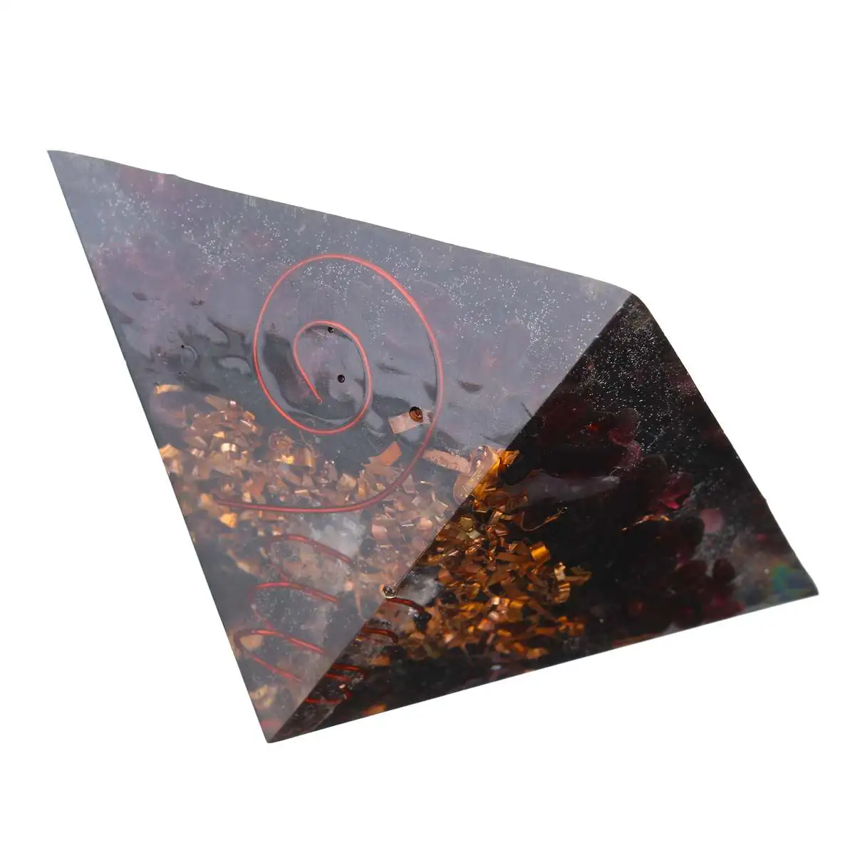 65-75mm Natural Quartz Crystal Pyramid Gemstone Feng Shui Stone Yoga Energy Healing Stone Home Garden Craft Decoration New