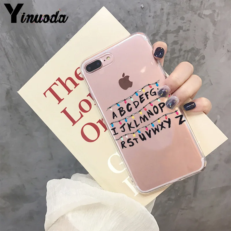 Yinuoda странные вещи Coque Оболочка Чехол для телефона для iPhone 8 7 6 6S Plus 5 5S SE XR X XS MAX Coque Shell - Цвет: A13