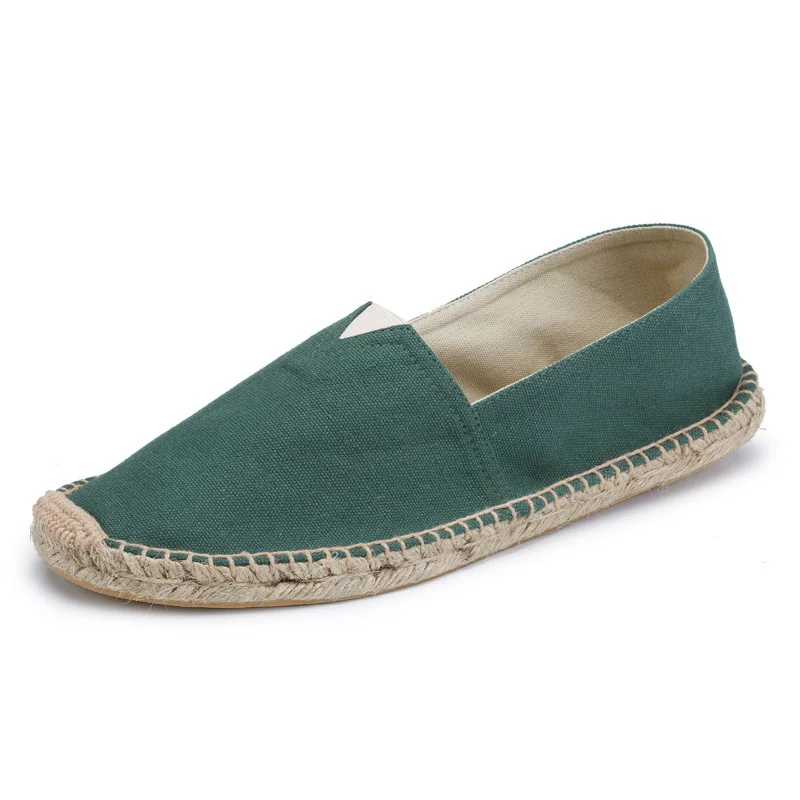 rope sole shoes lazy canvas shoes 